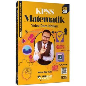 Yediiklim Yayınları Atölye Serisi 2026 KPSS Genel Yetenek Matematik Video Ders Notları