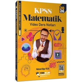 Yediiklim Yayınları Atölye Serisi 2026 KPSS Genel Yetenek Matematik Video Ders Notları