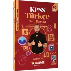 Yediiklim Yayınları Atölye Serisi 2026 KPSS Genel Yetenek Türkçe Tamamı Video Çözümlü Soru Bankası