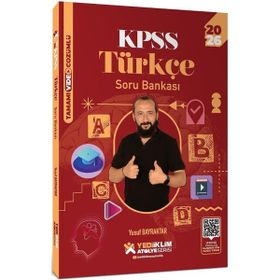Yediiklim Yayınları Atölye Serisi 2026 KPSS Genel Yetenek Türkçe Tamamı Video Çözümlü Soru Bankası