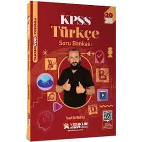 Yediiklim Yayınları Atölye Serisi 2026 KPSS Genel Yetenek Türkçe Tamamı Video Çözümlü Soru Bankası