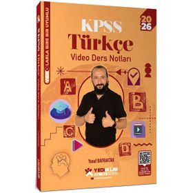 Yediiklim Yayınları Atölye Serisi 2026 KPSS Genel Yetenek Türkçe Video Ders Notları