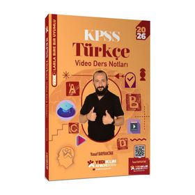 Yediiklim Yayınları Atölye Serisi 2026 KPSS Genel Yetenek Türkçe Video Ders Notları