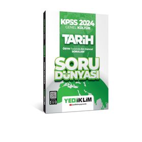 Yediiklim Yayınları - KPSS 2024 Genel Kültür Tarih Soru Dünyası
