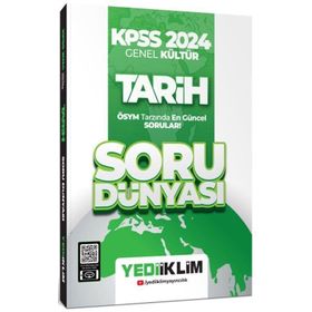 Yediiklim Yayınları - KPSS 2024 Genel Kültür Tarih Soru Dünyası