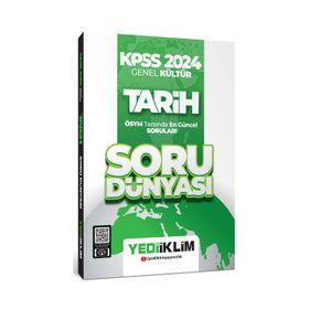 Yediiklim Yayınları - KPSS 2024 Genel Kültür Tarih Soru Dünyası
