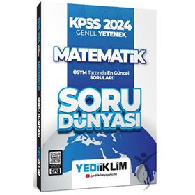 Yediiklim Yayınları - KPSS 2024 Genel Yetenek Matematik Soru Dünyası