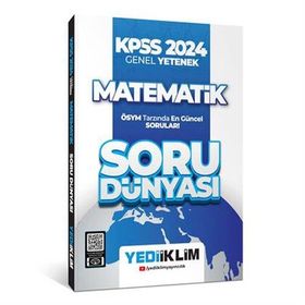Yediiklim Yayınları - KPSS 2024 Genel Yetenek Matematik Soru Dünyası