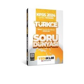Yediiklim Yayınları - KPSS 2024 Genel Yetenek Türkçe Soru Dünyası