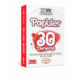 Yediiklim Yayınları KPSS Eğitim Bilimleri Program Geliştirme 30 Deneme