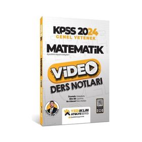 Yediiklim Yayınları Mehmet Bilge Yıldız 2024 Kpss Atölye Serisi Matematik Video Ders Notları