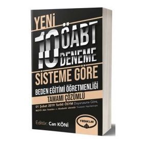 Yediiklim Yayınları ÖABT Beden Eğitimi Öğretmenliği Tamamı Çözümlü 10 Deneme