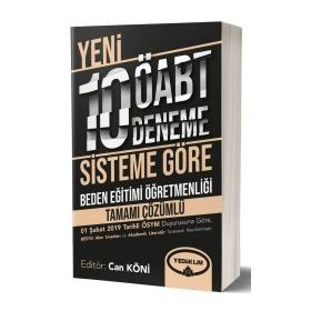 Yediiklim Yayınları ÖABT Beden Eğitimi Öğretmenliği Tamamı Çözümlü 10 Deneme