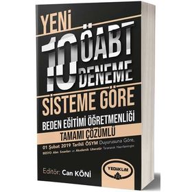 Yediiklim Yayınları ÖABT Beden Eğitimi Öğretmenliği Tamamı Çözümlü 10 Deneme