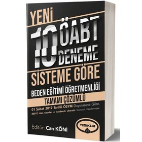 Yediiklim Yayınları ÖABT Beden Eğitimi Öğretmenliği Tamamı Çözümlü 10 Deneme