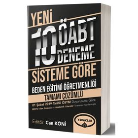 Yediiklim Yayınları ÖABT Beden Eğitimi Öğretmenliği Tamamı Çözümlü 10 Deneme