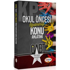 Yediiklim Yayınları ÖABT Okul Öncesi Öğretmenliği Konu Anlatımı