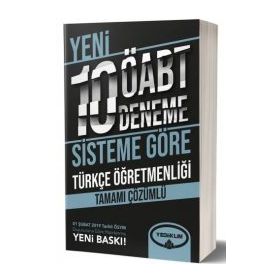 Yediiklim Yayınları ÖABT Türkçe Öğretmenliği Tamamı Çözümlü 10 Deneme