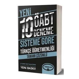 Yediiklim Yayınları ÖABT Türkçe Öğretmenliği Tamamı Çözümlü 10 Deneme