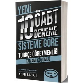 Yediiklim Yayınları ÖABT Türkçe Öğretmenliği Tamamı Çözümlü 10 Deneme