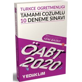 Yediiklim Yayınları ÖABT Türkçe Öğretmenliği Tamamı Çözümlü 10 Deneme