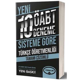 Yediiklim Yayınları ÖABT Türkçe Öğretmenliği Tamamı Çözümlü 10 Deneme