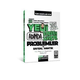 Yediiklim Yayınları - Tüm Adaylar için Yedi Adımda Temelden Zirveye Problemler ve Sayısal Mantık Konu Anlatımlı Video Çözümlü Soru Bankası