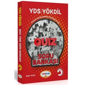 Yediiklim Yayınları YDS YÖKDİL Quiz Time Tamamı Çözümlü Soru Bankası