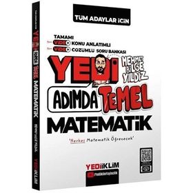 Yediiklim Yayınları Yedi Adımda Temel Matematik Video Konu Anlatımlı Video Çözümlü Soru Bankası