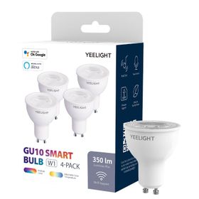 Yeelight W1 4'lü GU10 LED Beyaz Akıllı Ampul