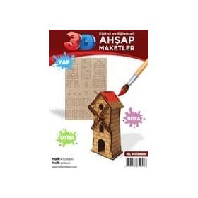 Yel Değirmeni Ahşap Maket