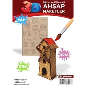 Yel Değirmeni Ahşap Maket