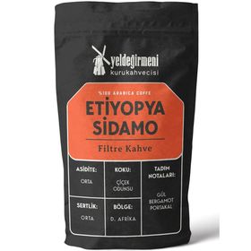 Yeldeğirmeni Kurukahvecisi 1 kg Etiyopya Sidamo Filtre Kahve