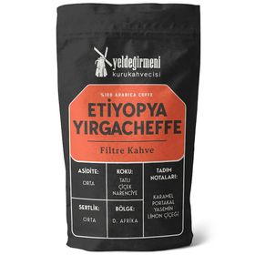 Yeldeğirmeni Kurukahvecisi 250 gr Etiyopya Yırgacheffe Yöresel Filtre Kahve