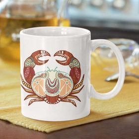 Yengeç Burcu Kupa Bardak Mug Burç Kupa Bardak