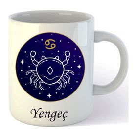 Yengeç Burcu Kupa Bardak Mug Burç Kupa Bardak