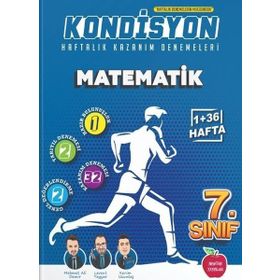 Yeni 7. Sınıf Kondisyon + 37 Hafta Matematik Denemesi Newton Yayınları