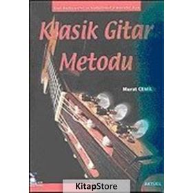 YENI BAŞLAYANLAR İÇİN VE GELİŞTİRMEK İSTEYENLER İÇİN KLASIK GITAR METODU (VCD UYGULAMALI) - MURAT CEMIL