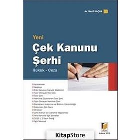 YENI ÇEK KANUNU ŞERHİ - NAZIF KAÇAK