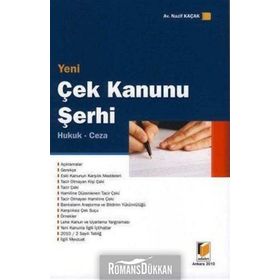 YENI ÇEK KANUNU ŞERHİ - NAZIF KAÇAK