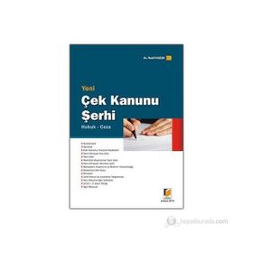 YENI ÇEK KANUNU ŞERHİ - NAZIF KAÇAK
