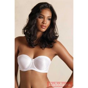 Yeni İnci 1680 Beyaz Straplez Toparlayıcı Minimizer Sütyen