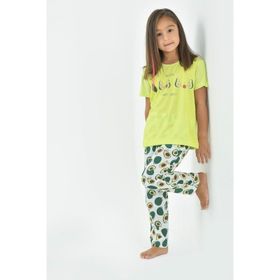 Yeni İnci CKP357 Kısa Kol Kız Çocuk Pijama Takımı