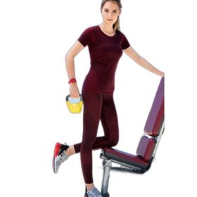 Yeni İnci S211 Bordo Kadın Sporcu Taytı