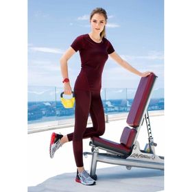 Yeni İnci S211 Bordo Kadın Sporcu Taytı