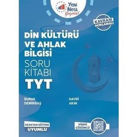 Yeni Nesil Yayınevi 2021 TYT Din Kültürü Ve Ahlak Bilgisi Soru Kitabı