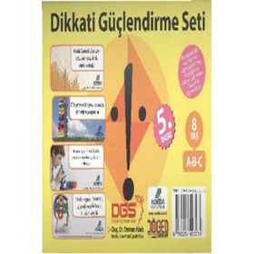 Yeni Neuro-Via Sistemi ile Dikkati Güçlendirme Seti 8 Yaş 3 Kitap - Osman Abalı