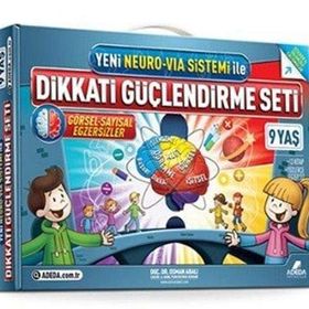 Yeni Neuro Via Sistemi İle Dikkati Güçlendirme Seti 9 Yaş