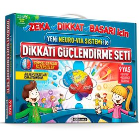 Yeni Neuro Via Sistemi İle Dikkati Güçlendirme Seti 9 Yaş