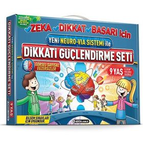 Yeni Neuro Via Sistemi İle Dikkati Güçlendirme Seti 9 Yaş